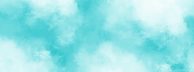 Blue White clouds or smoke dirty dusty galaxy space with powder and smoke burnt. Sky blue fog effect. Texture overlays isolated cloud, grey rain cloud, mist. Bluesky Water color background