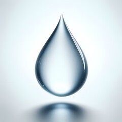 Fototapeta premium drop of water on white