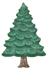 クリスマスツリーの木の絵