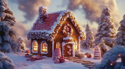 Fototapeta premium Gingerbread House Day