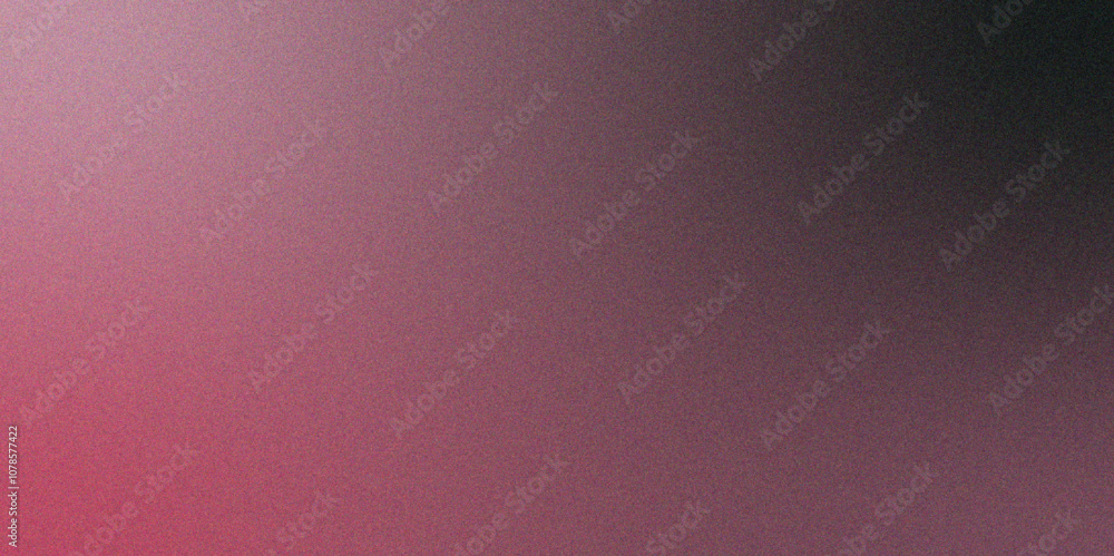 Poster Red color gradient background. Red color grunge light texture background. Grainy retro style backdrop. classic deep Rose gradation pale red paint with minimal stye and space
