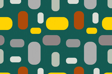 Colorful abstract pattern of overlapping shapes creating a vibrant canvas of design