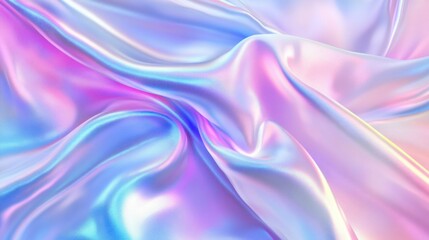 Fototapeta premium Abstract Holographic Silk Texture