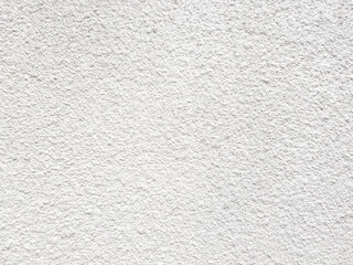 White plaster on the wall background texture.