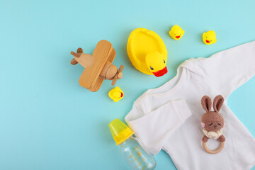 Adorable and fashionable clothing along with delightful accessories designed for newborn infants
