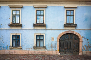 Pale Blue House in Europe