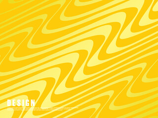 Abstract yellow color background. Dynamic shape composition. Yellow waves gradient cloud pattern. Yellow gradient background vector illustration.