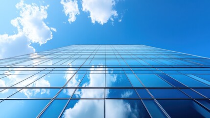 Obraz premium Glass Facade Skyscraper Reflections