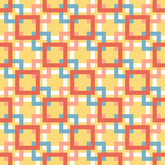 Abstrakcyjny geometryczny wzór. Bezszwowe wektorowe tło. Kolorowa tekstura. © Monika