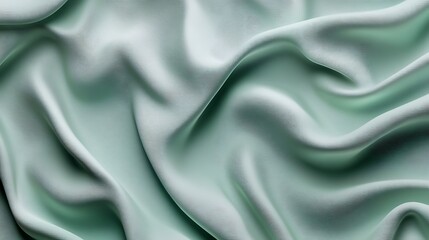 Obraz premium Background of pastel mint color with smooth fabric-like texture
