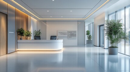 Modern Office Lobby