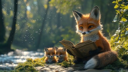 Fox Family Story Time