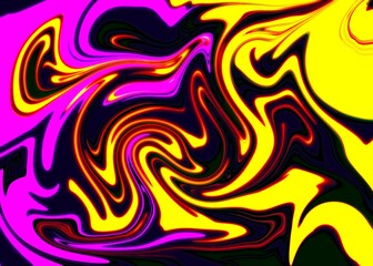 Abstract pattern. Colored liquid. Color dilutions of paint. Liquid paint.