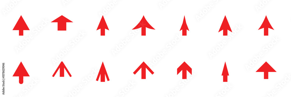 Poster arrow icons set. arrow collection. simple arrow big set.