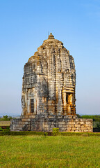 View of Ranmukteshwar Temple, dedicated to Lord Shiva, built in the 11th century during the Kalachuri dynasty, located in Kukarramath, Dindori, Madhya Pradesh