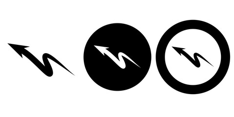 Arrows vectors icon set