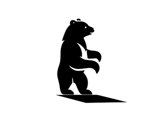 Obraz premium silhouette of bear