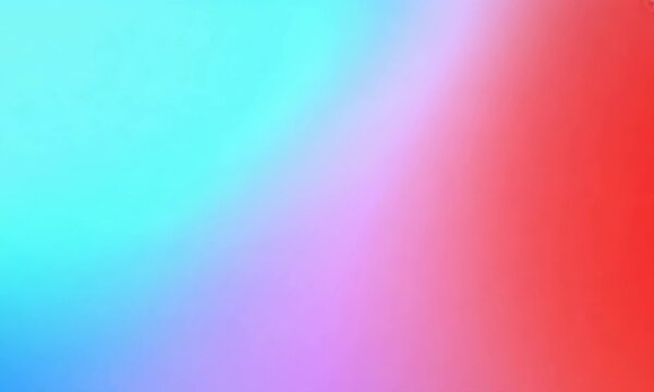 Abstract blurred beautiful glowing pastel blue and red gradient background