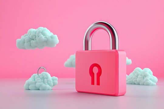 Secure HTTPS connections with a padlock and encrypted data transfers assure safe web browsing.
