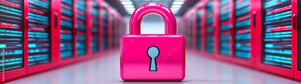 Poster using encryption symbols, protecting sensitive data, and ensuring privacy compliance is possible wit