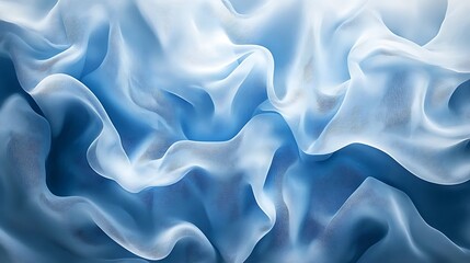 Obraz premium Abstract icy blue texture with soft gradient transitions for backgrounds