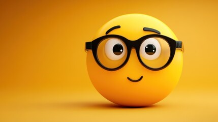 Smiling Emoji with Glasses