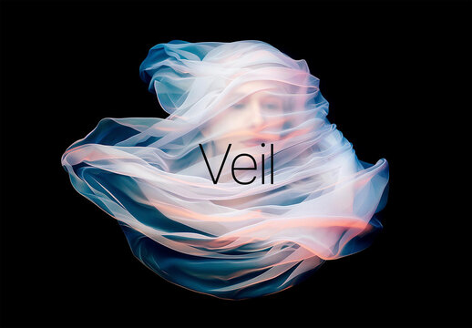 Veil Abstract Backgrounds Collection With Generative AI