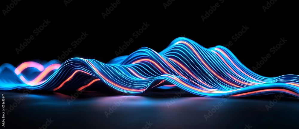 Poster digital information tunnel utilizing quantum computing.