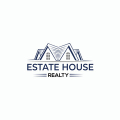 Real estate logo, House logo, Home logo sign symbol Free Vector
