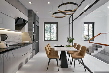 3d render living room