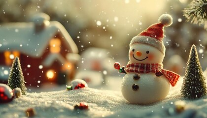Fototapeta premium Catch festive advertisements for Christmas offers and seasonal discounts,