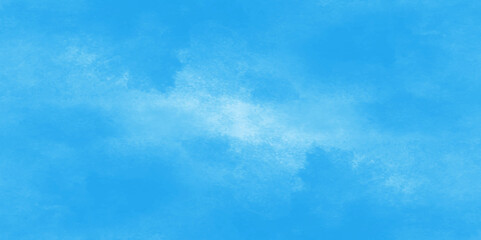 Grunge tint light blue watercolor abstract background, Aquarelle paint paper textured, blue sky with clouds, Sky Nature Landscape Background, sky background with white fluffy clouds.	