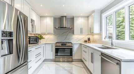 Fototapeta premium Modern Kitchen Interior Design