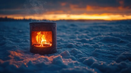 Warmth in the Winter Landscape