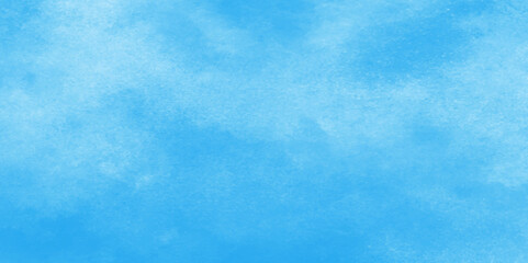 Grunge tint light blue watercolor abstract background, Aquarelle paint paper textured, blue sky with clouds, Sky Nature Landscape Background, sky background with white fluffy clouds.	