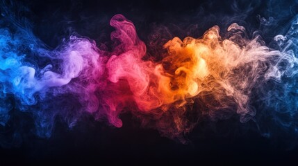 Fototapeta premium Abstract Colorful Smoke