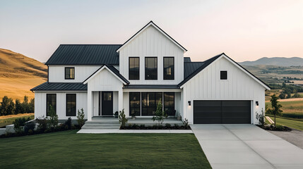 Nashville country estate with rolling pastures and private recording studio, modern Tennessee luxury farmhouse