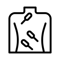 Acupuncture Needle line icon