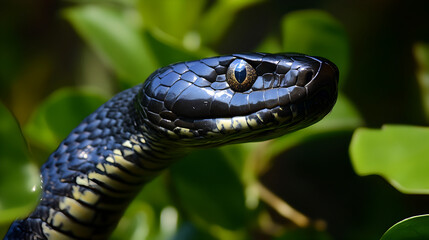 Obraz premium snake in the grass