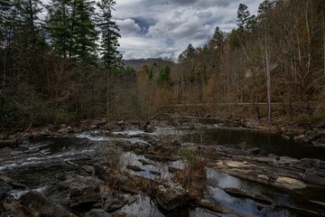 yellow creek falls, robbinsville,  north carolina