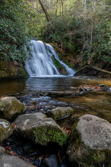 yellow creek falls, robbinsville,  north carolina