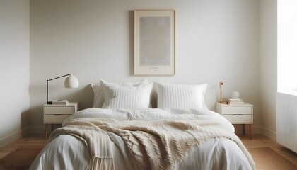 hotel room with bed