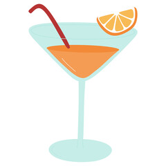 cocktail with orange