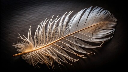 feather on black