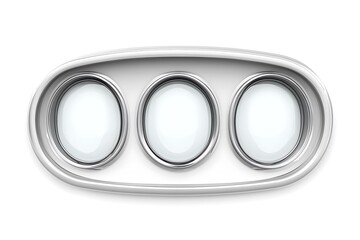 Fototapeta premium looking through a big jet passenger plane window, above the clouds 