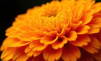 Close-up of vibrant orange flower