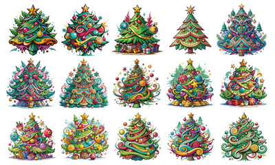 Christmas tree t-shirt design featuring hand-drawn lettering, perfect for holiday apparel, with a beautifully crafted calligraphy graphic and detailed typography on a white background.