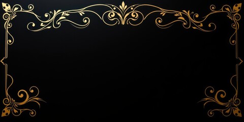 Elegant gold and black design for luxury VIP invitations and coupons, stylish, design, luxury