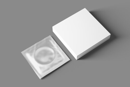 Condom Packaging Mockup