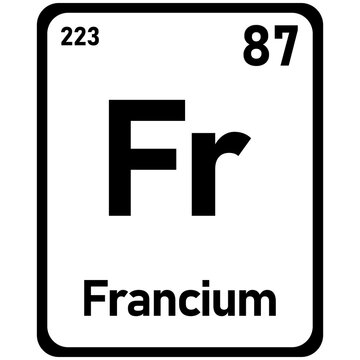 francium periodic element